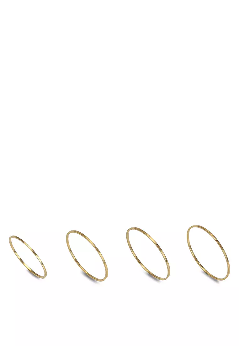 Stainless Steel 4Pcs Rings