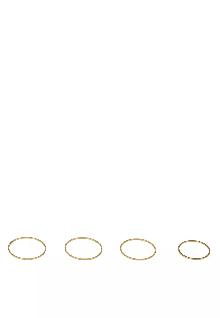 Stainless Steel 4Pcs Rings