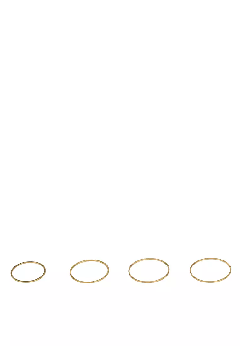 Stainless Steel 4Pcs Rings
