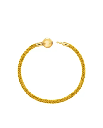 Gold Steel Wire Clasp Bracelet L11 (2MM)