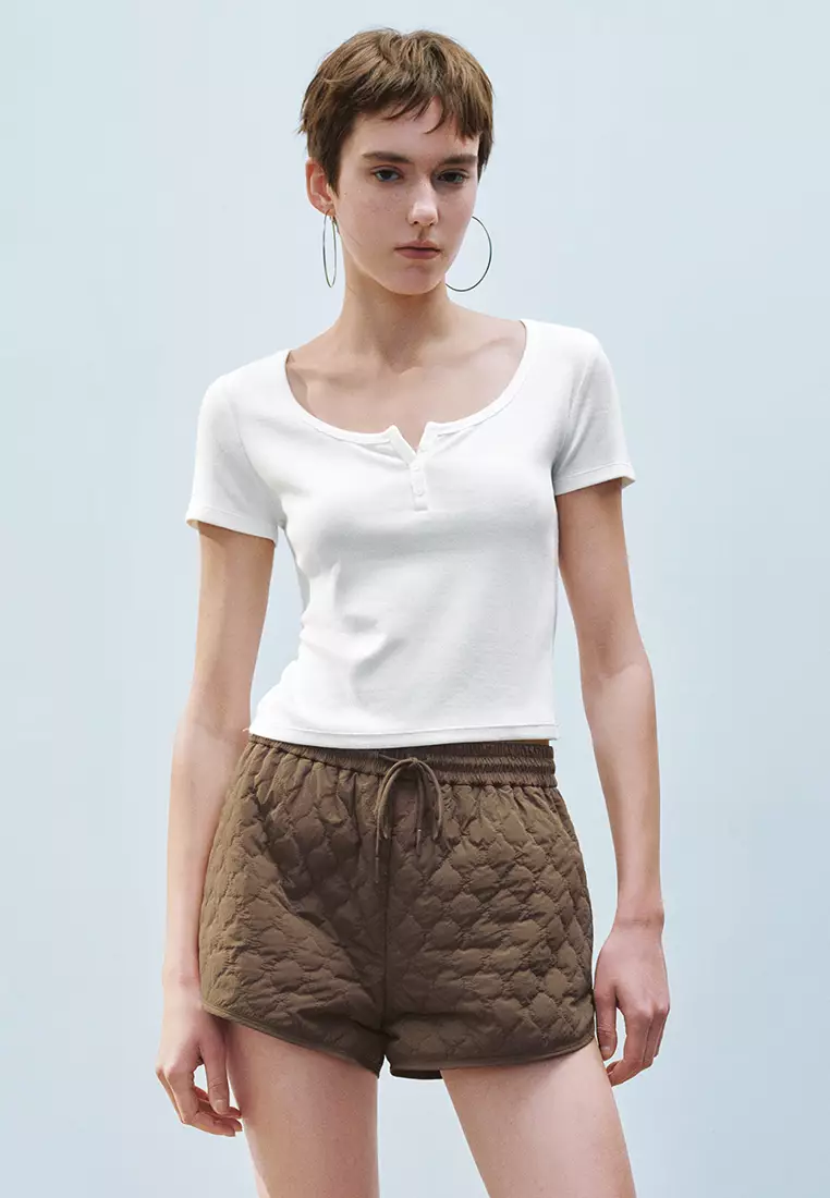 U-Neck Skinny T-Shirts