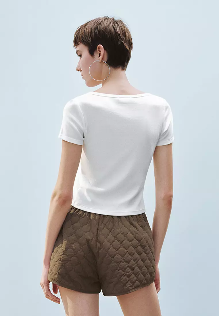 U-Neck Skinny T-Shirts