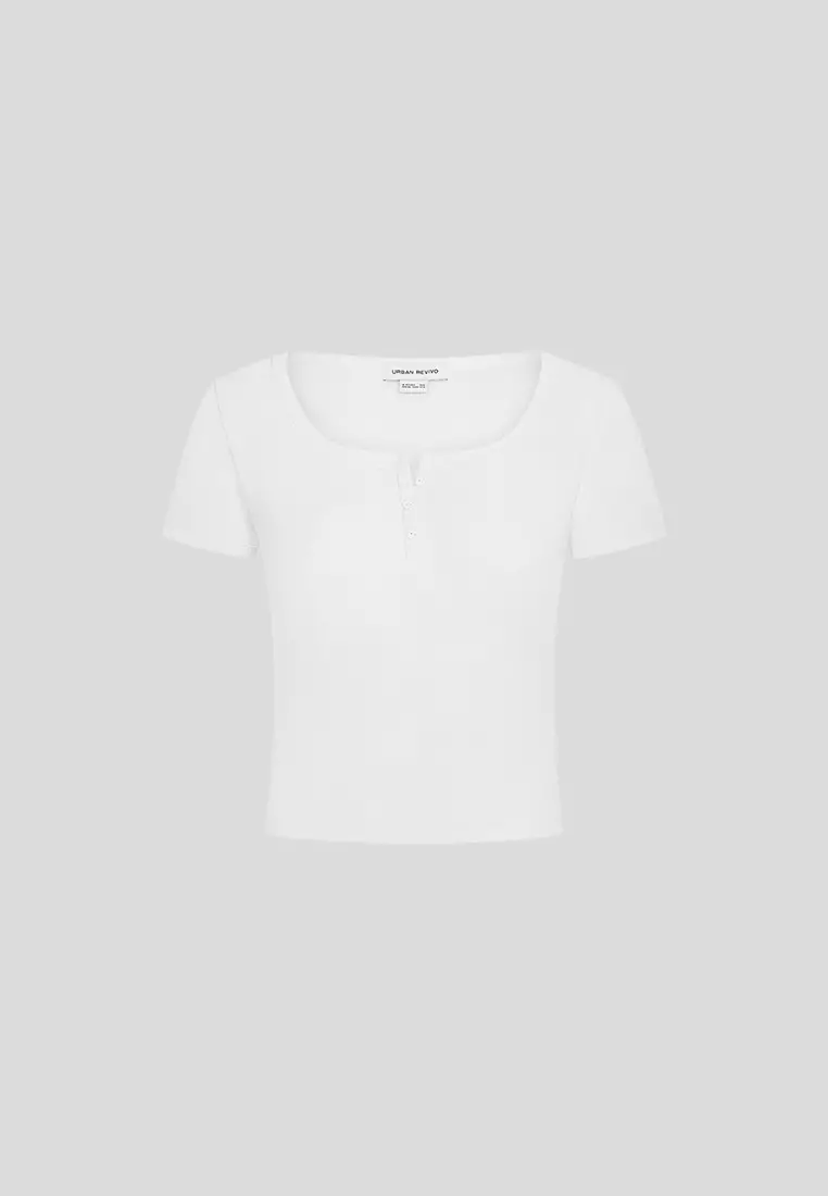 U-Neck Skinny T-Shirts
